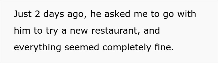 Text indicating a bestie pulling away, despite supporting woman through divorce, after a recent restaurant outing. Text indicating a bestie pulling away, despite supporting woman through divorce, after a recent restaurant outing.