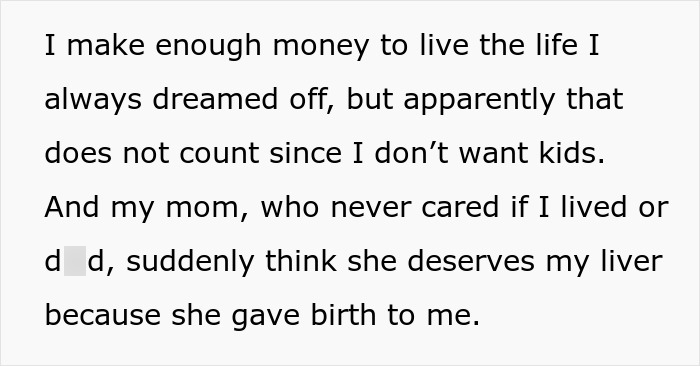 Alcoholic Mom Treats 28YO Daughter Like She's Disposable, Demands Her Liver After Ruining Her Own Alcoholic Mom Treats 28YO Daughter Like She's Disposable, Demands Her Liver After Ruining Her Own