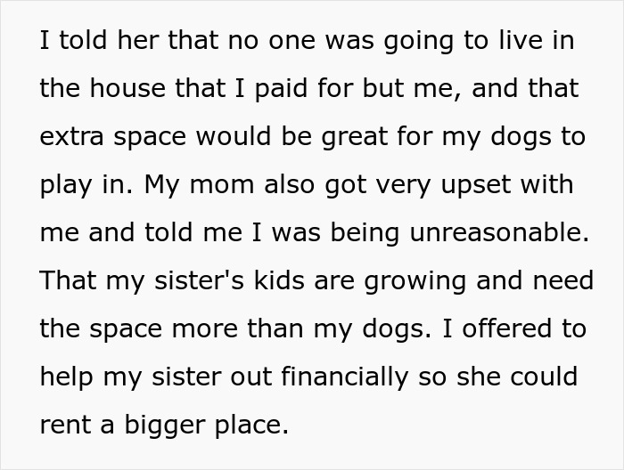 Mom And Sis With 3 Kids Expects Single Woman To Open Up Her New Home To Let Fam Move In Mom And Sis With 3 Kids Expects Single Woman To Open Up Her New Home To Let Fam Move In