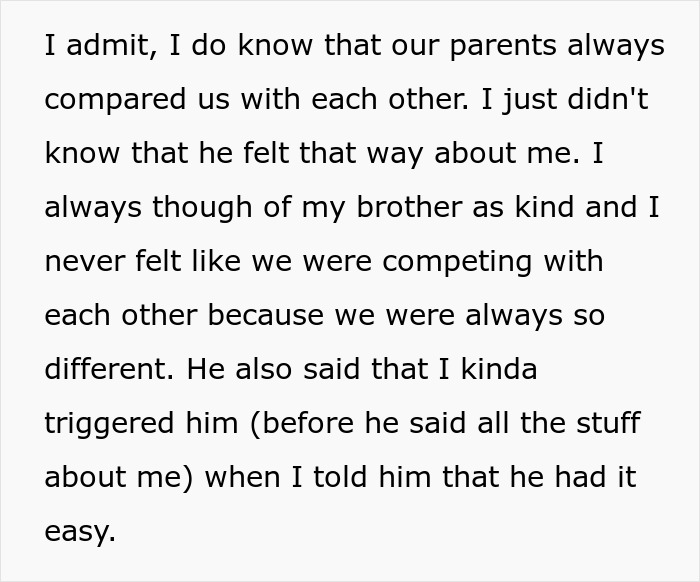 Woman Gives Brother A Harsh Reality Check After His Insane Take On Her Life