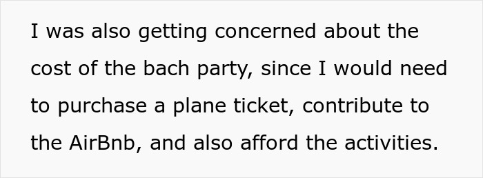 Text about concerns over the cost of a bachelorette date dispute. Text about concerns over the cost of a bachelorette date dispute.