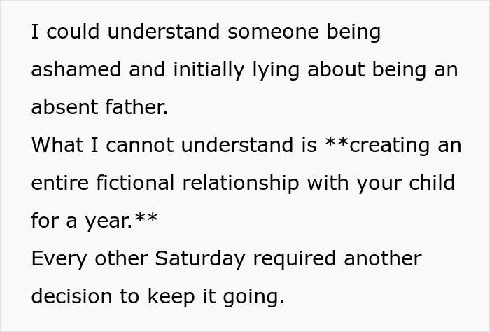 Guy Creates An Entire Fictional Relationship With His Child For A Year, GF Shell-Shocked Guy Creates An Entire Fictional Relationship With His Child For A Year, GF Shell-Shocked