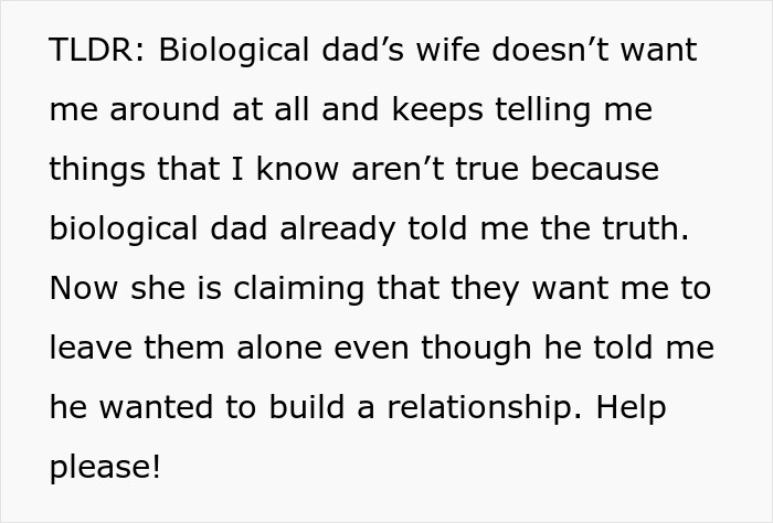 Adopted Woman Seeks Medical History From Biological Father, But His Furious Wife Blocks Her Attempts Adopted Woman Seeks Medical History From Biological Father, But His Furious Wife Blocks Her Attempts