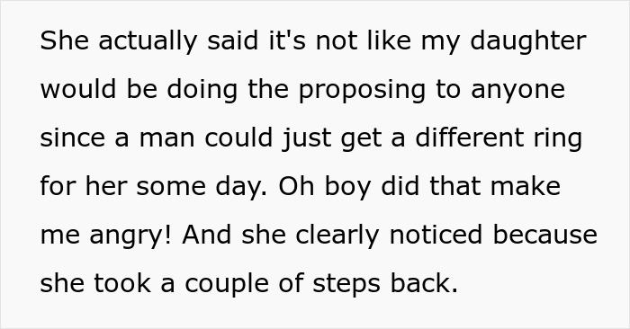 Son steals family heirloom for proposal, dad accused of ruining life, daughter doesn't need ring. Son steals family heirloom for proposal, dad accused of ruining life, daughter doesn't need ring.