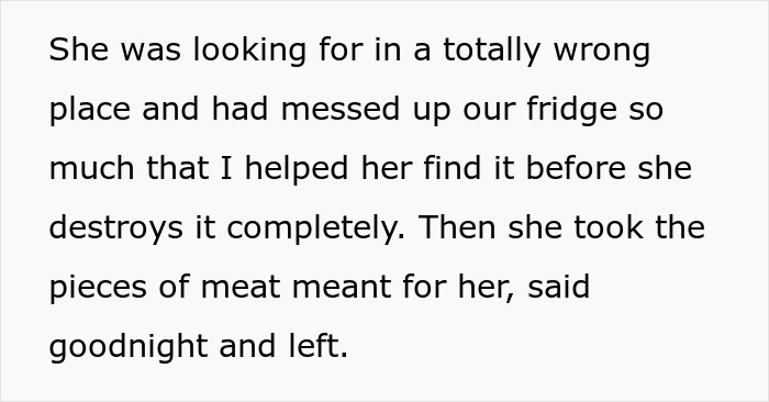 Hunter's mom wants her share of meat immediately, driving 2 hours and raiding his kitchen overnight. Hunter's mom wants her share of meat immediately, driving 2 hours and raiding his kitchen overnight.