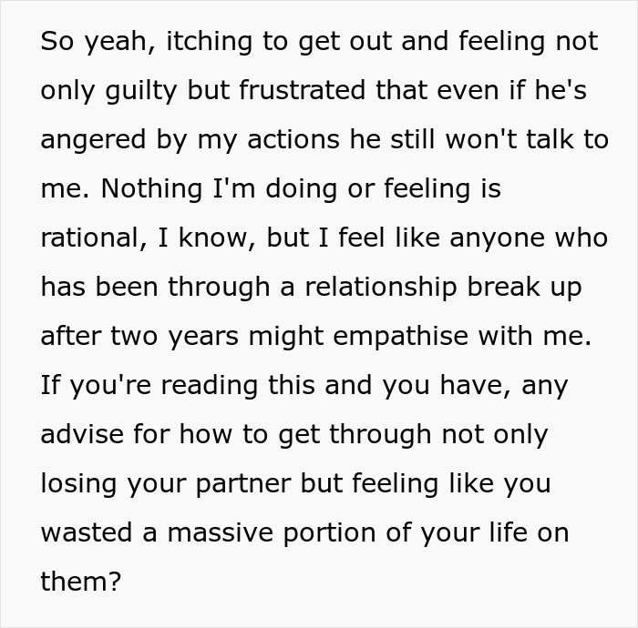 Screenshot of text reflecting on the feelings after an ex-girlfriend sends receipts, uncovering a man playing friends. Screenshot of text reflecting on the feelings after an ex-girlfriend sends receipts, uncovering a man playing friends.