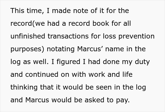 Cashier documenting theft in a record book, reporting theft and keeping incriminating evidence. Cashier documenting theft in a record book, reporting theft and keeping incriminating evidence.