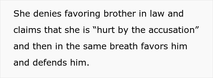 Text about a wedding dispute, where in-laws request tears a family apart. The wife denies favoring her brother-in-law. Text about a wedding dispute, where in-laws request tears a family apart. The wife denies favoring her brother-in-law.