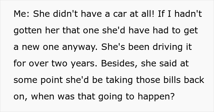 Guy in debt explains selfish mom had no car, he paid her bills for years, and she still expects money. Guy in debt explains selfish mom had no car, he paid her bills for years, and she still expects money.