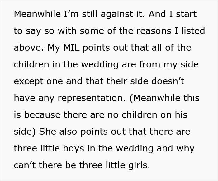 Text snippet: Wedding Dispute Shows How One Small Request From The In-Laws Can Tear A Family Apart