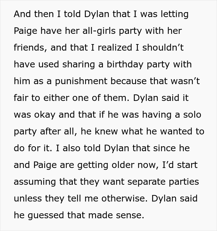 14YO Wants An All-Girls Birthday And Excludes Her Twin Brother, Mom Steps In And Cancels It 14YO Wants An All-Girls Birthday And Excludes Her Twin Brother, Mom Steps In And Cancels It