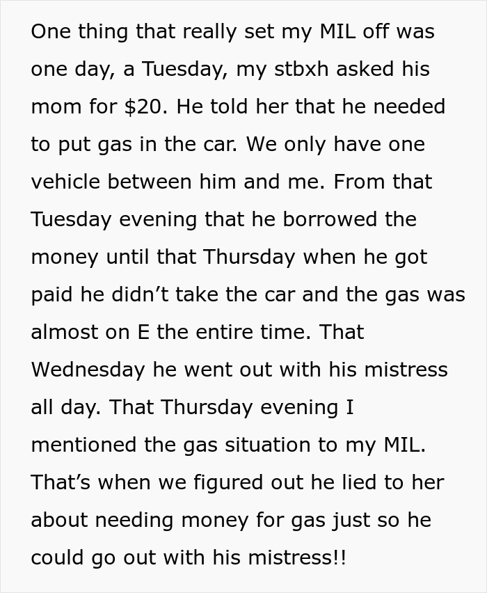 A Cheating Husband refusing to leave his wife's house, resulting in his petty mom's revenge. A Cheating Husband refusing to leave his wife's house, resulting in his petty mom's revenge.