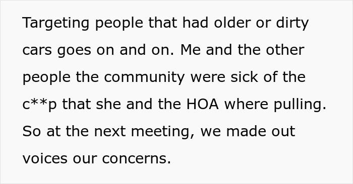 HOA "Queen Karen" Fines Everyone Over Minor Rules, Residents Discover Where Their Extra Dues Went HOA "Queen Karen" Fines Everyone Over Minor Rules, Residents Discover Where Their Extra Dues Went