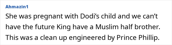 A comment about Princess Diana's alleged secret pregnancy and a royal conspiracy theory. A comment about Princess Diana's alleged secret pregnancy and a royal conspiracy theory.