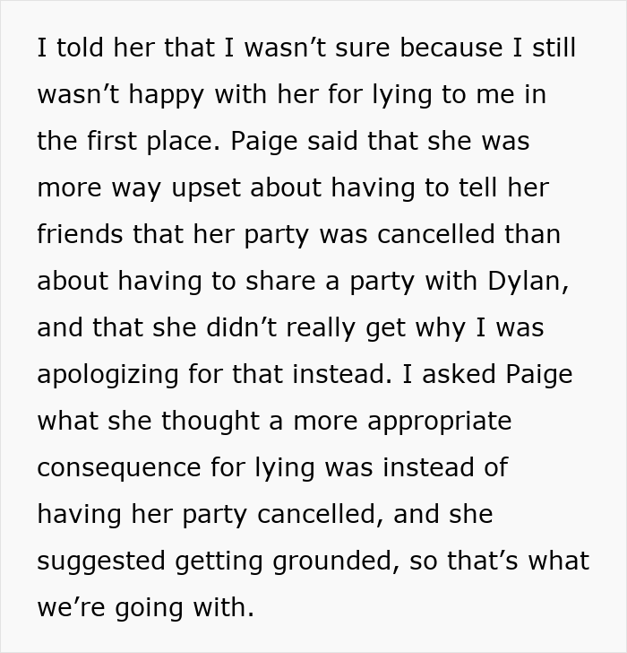 14YO Wants An All-Girls Birthday And Excludes Her Twin Brother, Mom Steps In And Cancels It 14YO Wants An All-Girls Birthday And Excludes Her Twin Brother, Mom Steps In And Cancels It