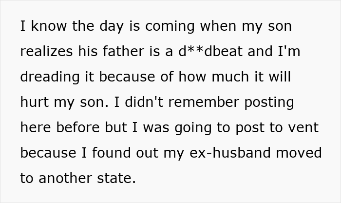 Guy Cheats On Pregnant Wife, His Unwillingness To Want Custody After Son Is Born Hurts Her More