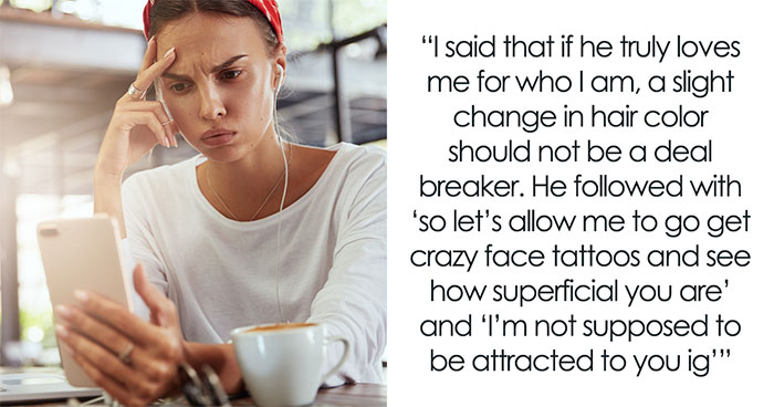 Boyfriend Threatens To Leave Over GF’s Hair Color, Quickly Regrets It When She Calls His Bluff