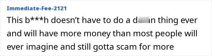 Screenshot of Immediate-Fee-2121 comment on Bill Gates daughter's fraud accusations.