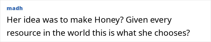 A comment questioning Bill Gates daughter's startup idea given her resources, amidst fraud accusations.