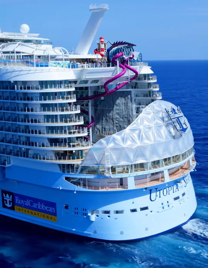 Utopia of the Seas cruise ship, a setting for various bizarre cruise ship incidents.