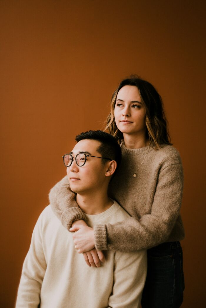 A loving couple sharing an embrace, representing the truths about being married.
