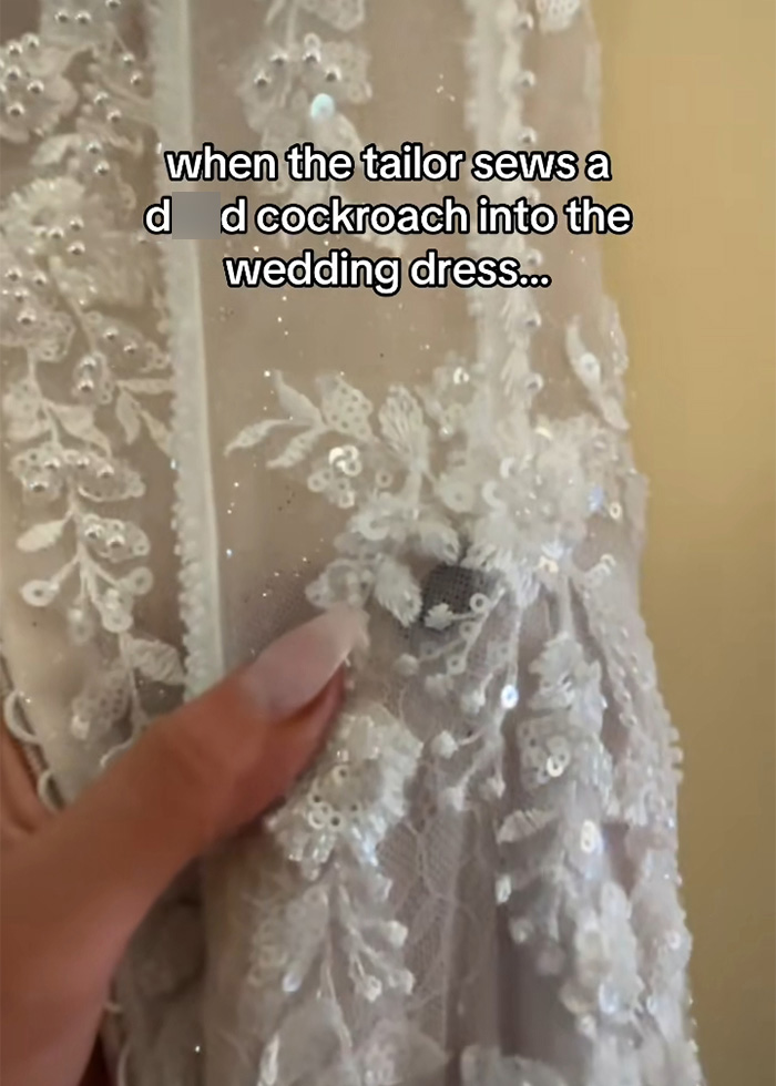 "That Is Witchcraft": Bride Receives Foreboding Warning After Revealing What Tailor Sewed Into Her Wedding Dress "That Is Witchcraft": Bride Receives Foreboding Warning After Revealing What Tailor Sewed Into Her Wedding Dress