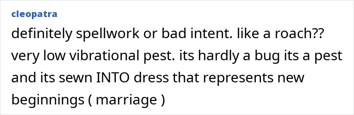 "That Is Witchcraft": Bride Receives Foreboding Warning After Revealing What Tailor Sewed Into Her Wedding Dress "That Is Witchcraft": Bride Receives Foreboding Warning After Revealing What Tailor Sewed Into Her Wedding Dress