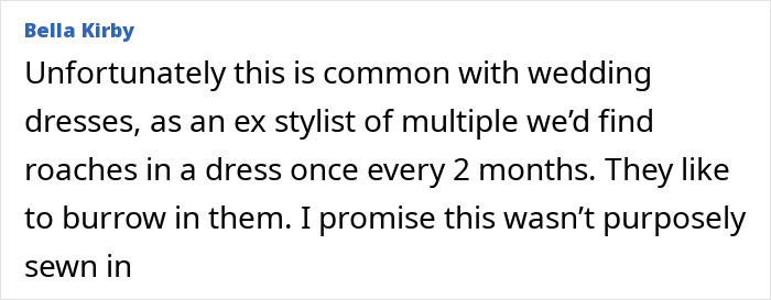"That Is Witchcraft": Bride Receives Foreboding Warning After Revealing What Tailor Sewed Into Her Wedding Dress "That Is Witchcraft": Bride Receives Foreboding Warning After Revealing What Tailor Sewed Into Her Wedding Dress