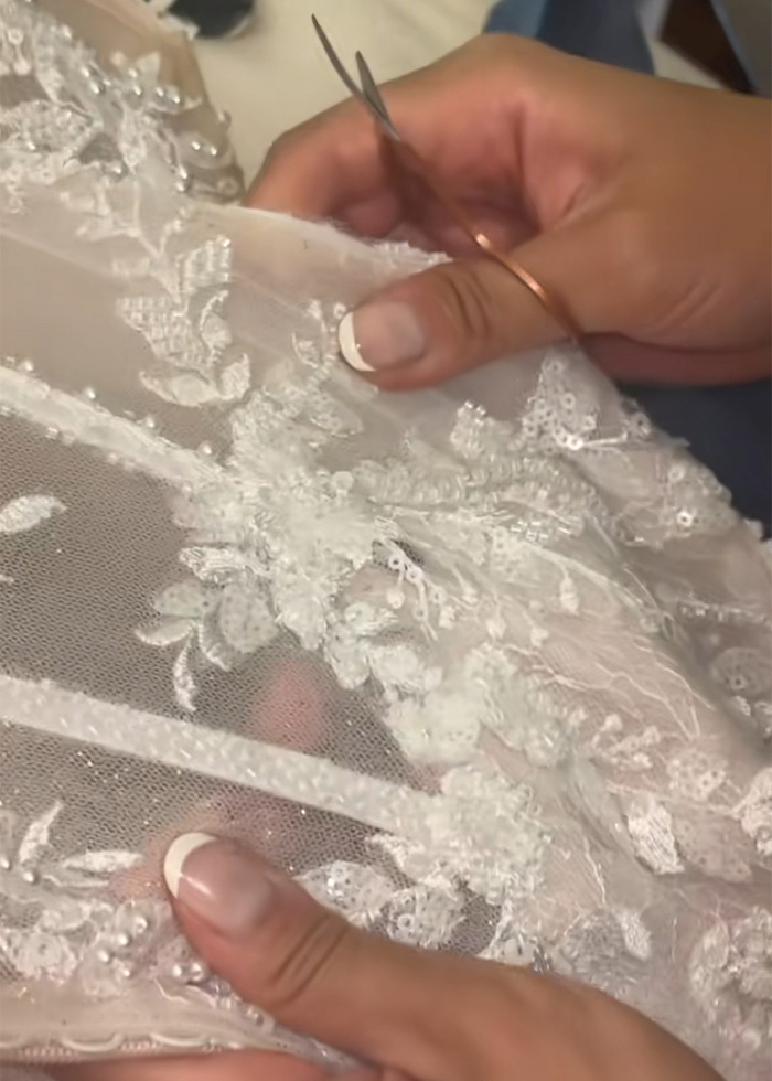 "That Is Witchcraft": Bride Receives Foreboding Warning After Revealing What Tailor Sewed Into Her Wedding Dress "That Is Witchcraft": Bride Receives Foreboding Warning After Revealing What Tailor Sewed Into Her Wedding Dress