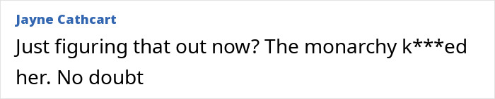 Jayne Cathcart comment on Princess Diana's alleged secret pregnancy and royal conspiracy theory. Jayne Cathcart comment on Princess Diana's alleged secret pregnancy and royal conspiracy theory.