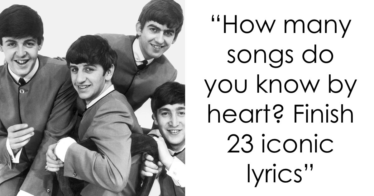 If You Can Finish All 23 Of These Lyrics, You Deserve A Spot On The Playlist Hall Of Fame