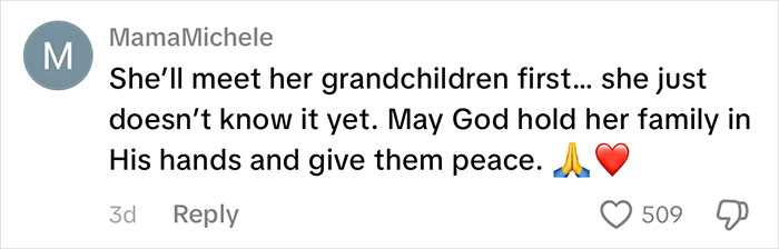 A comment on a TikTok goodbye video, expressing hope for the family and peace after a passing. A comment on a TikTok goodbye video, expressing hope for the family and peace after a passing.
