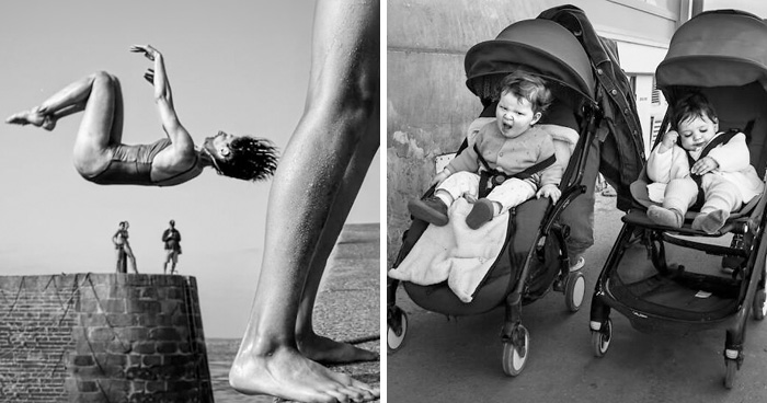 39 Perfectly Timed Street Photos By Gaspard Claude That Reveal Unseen Side Of Paris