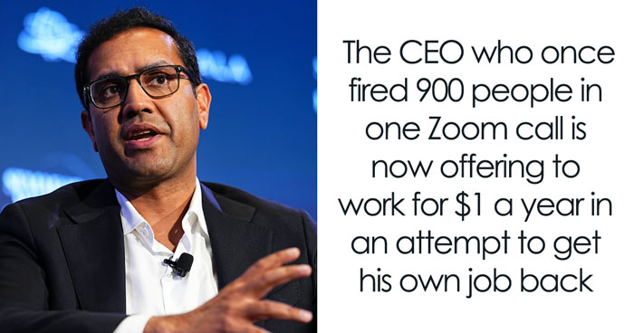 CEO Fires 900 People In A Brutal Zoom Call, Learns What It Feels Like When The Company Turns On Him
