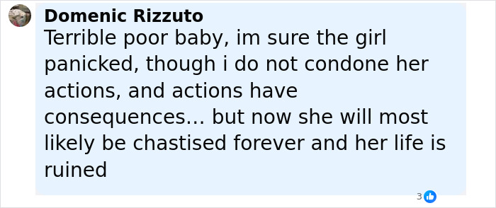 A comment about Laken Snelling and the discovery of her newborn. A comment about Laken Snelling and the discovery of her newborn.