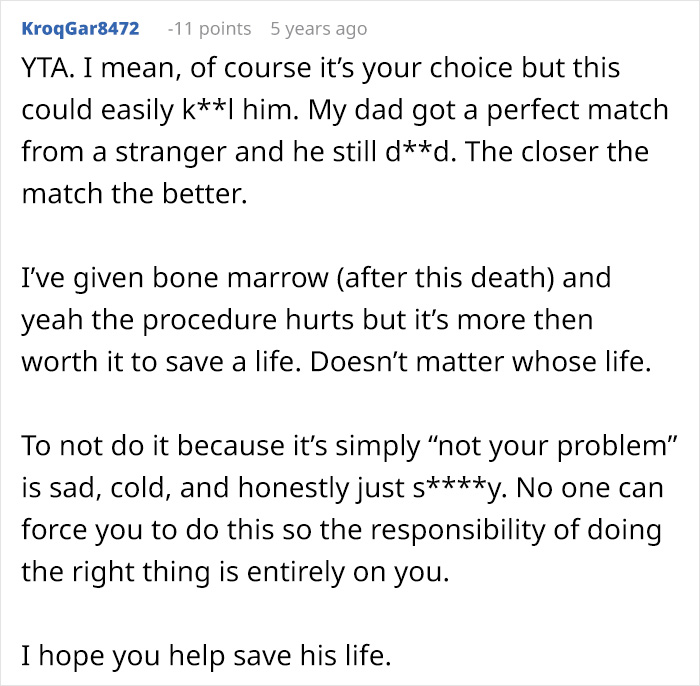 A Reddit comment arguing that an adopted teen should help their birth parents despite past abandonment. A Reddit comment arguing that an adopted teen should help their birth parents despite past abandonment.