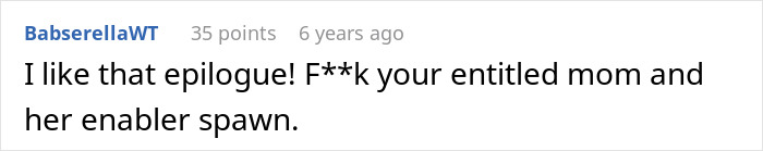 A Reddit comment criticizing the selfish mom of a guy in debt after his cheater wife left him. A Reddit comment criticizing the selfish mom of a guy in debt after his cheater wife left him.