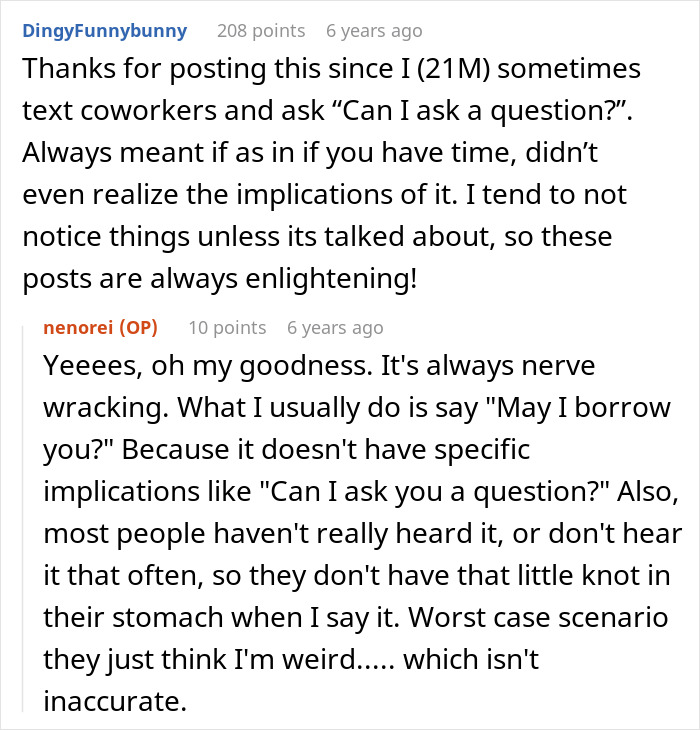 A screenshot of a Reddit thread where a coworker gave her number for tech help, and he misused it to ask if she&rsquo;s married or single.