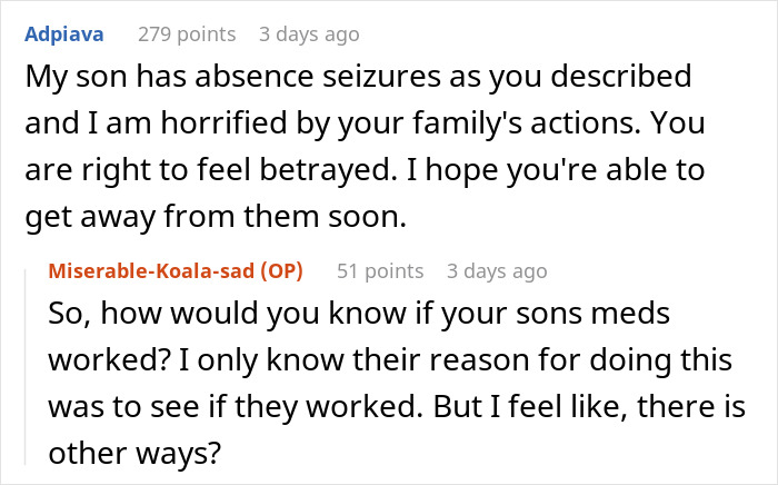 Guy Horrified To Learn Fam Purposely Triggered His Seizures For Years Just To See If His Meds Worked Guy Horrified To Learn Fam Purposely Triggered His Seizures For Years Just To See If His Meds Worked