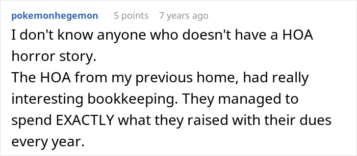 A user shares an HOA horror story about interesting bookkeeping and suspicious spending of homeowner dues. A user shares an HOA horror story about interesting bookkeeping and suspicious spending of homeowner dues.
