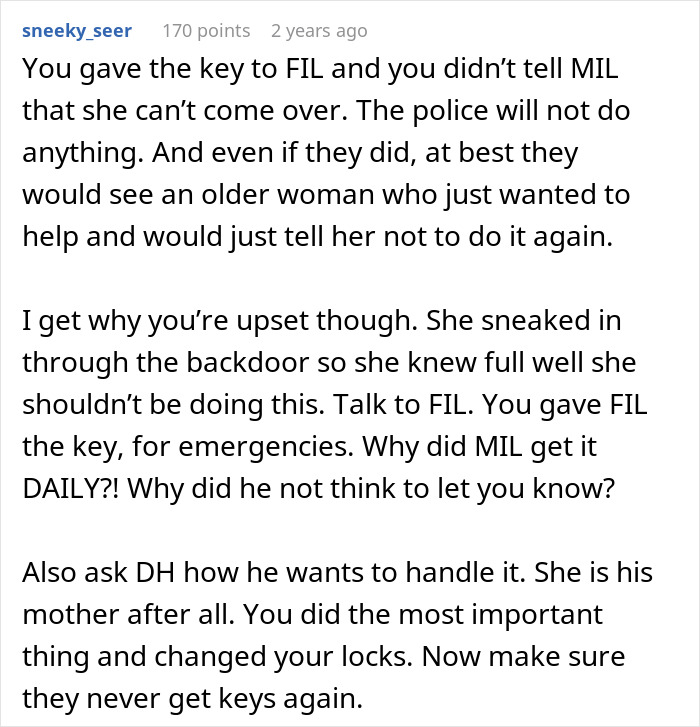 MIL Says She Sneaks Into Son’s Home To Clean, Cameras Show She Does Not Only That MIL Says She Sneaks Into Son’s Home To Clean, Cameras Show She Does Not Only That