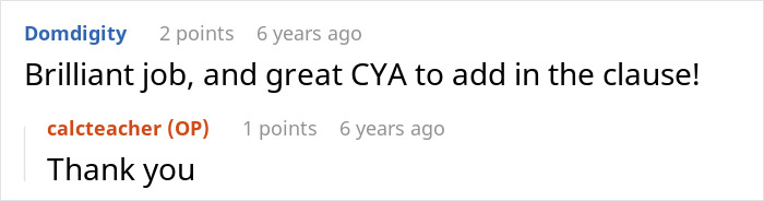 A Reddit comment congratulating a tenant on brilliantly fighting for their rights against a landlord. A Reddit comment congratulating a tenant on brilliantly fighting for their rights against a landlord.