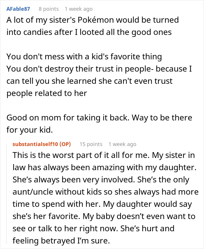 Adult Aunt Thinks It’s Okay To Steal From A Child, Gets Furious When Her Mom Fixes It Adult Aunt Thinks It’s Okay To Steal From A Child, Gets Furious When Her Mom Fixes It