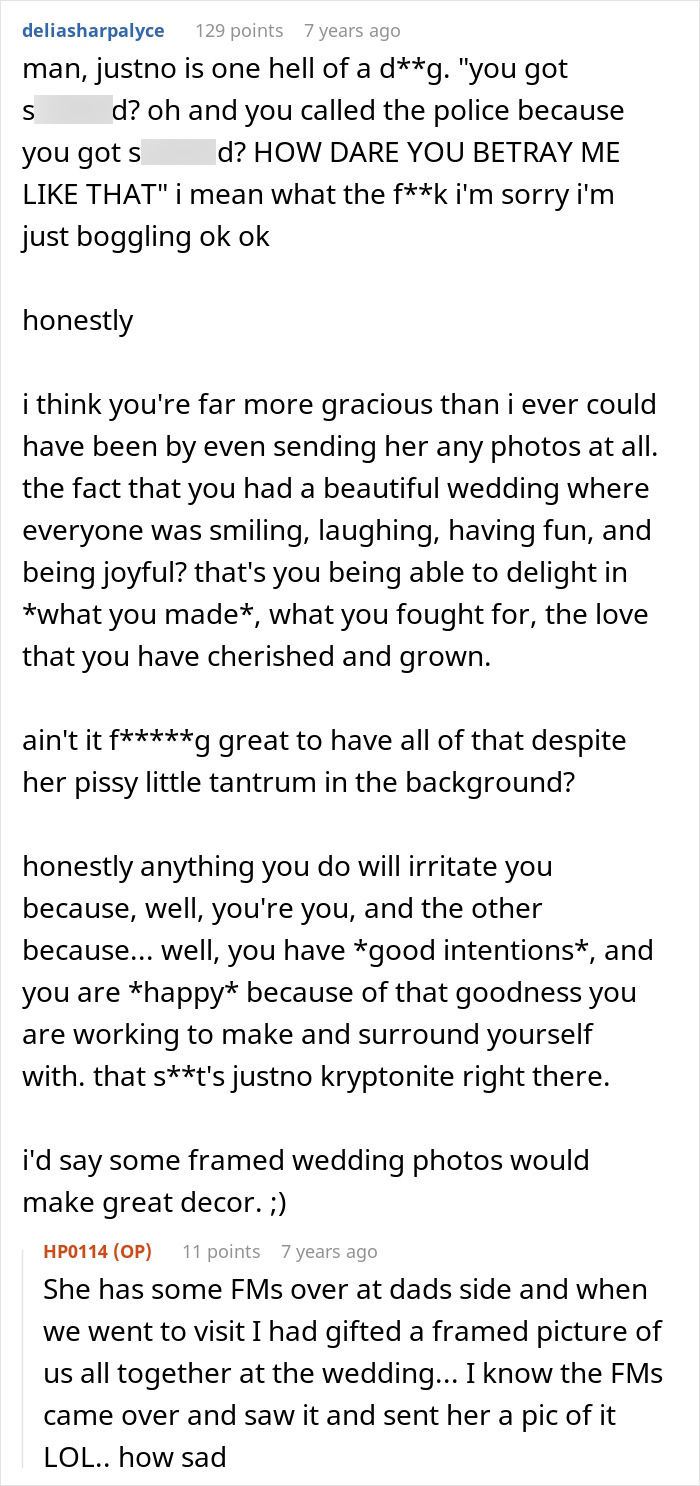 Woman Sends Her MIL Photos Of Their Wedding After She Skips The Event, Things Get Even More Bitter Woman Sends Her MIL Photos Of Their Wedding After She Skips The Event, Things Get Even More Bitter