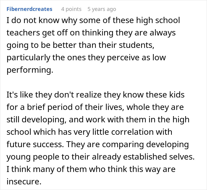 Woman Runs Into Insufferable Highschool Teacher 20 Years Later And Gets Proof That Karma Really Exists Woman Runs Into Insufferable Highschool Teacher 20 Years Later And Gets Proof That Karma Really Exists