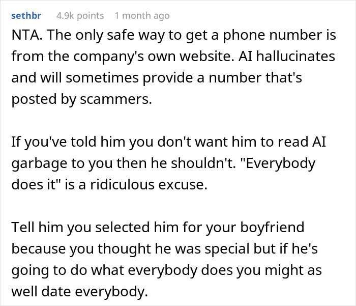 Boyfriend Loses It After Being Asked To Stop Reading “Hallucinated” Google AI Answers Boyfriend Loses It After Being Asked To Stop Reading “Hallucinated” Google AI Answers
