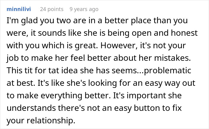 A screenshot of a Reddit comment about a poly wife asking to make her hubby's best friend her boyfriend. A screenshot of a Reddit comment about a poly wife asking to make her hubby's best friend her boyfriend.