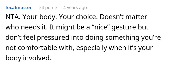 A forum comment emphasizing personal choice for an adopted teen regarding their birth parents' sudden demand. A forum comment emphasizing personal choice for an adopted teen regarding their birth parents' sudden demand.