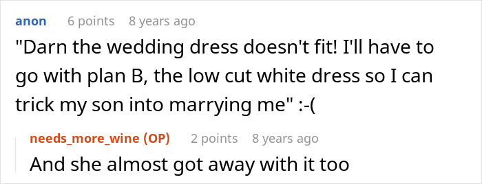 Wedding Turns Dramatic As Wacky MIL Tries To Wear White And Steals Bride's Dress, Fails Miserably Wedding Turns Dramatic As Wacky MIL Tries To Wear White And Steals Bride's Dress, Fails Miserably