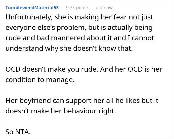 Friend Group Tells Woman With OCD She’s No Longer Welcome, Her Boyfriend Absolutely Loses It Friend Group Tells Woman With OCD She’s No Longer Welcome, Her Boyfriend Absolutely Loses It
